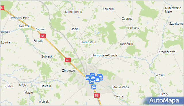 mapa Świerzbienie, Świerzbienie na mapie Targeo