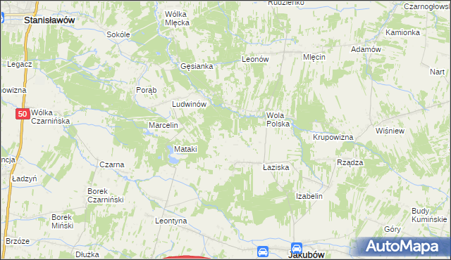 mapa Tymoteuszew, Tymoteuszew na mapie Targeo