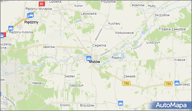 mapa Wancerzów, Wancerzów na mapie Targeo