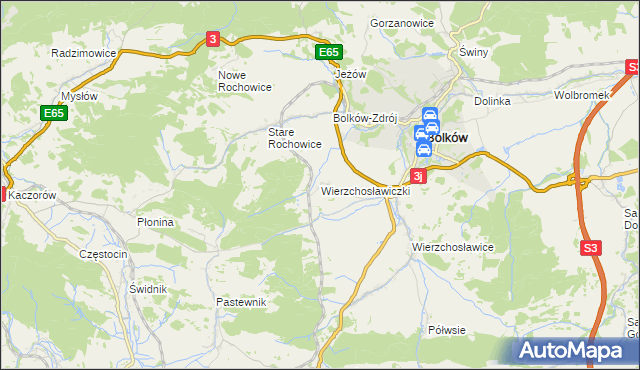 mapa Wierzchosławiczki, Wierzchosławiczki na mapie Targeo