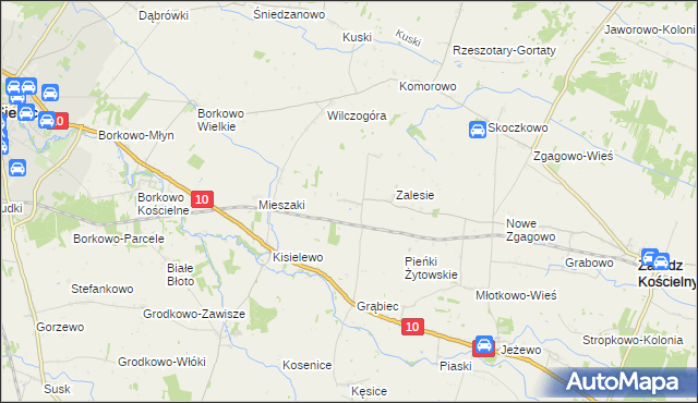 mapa Wola Grąbiecka, Wola Grąbiecka na mapie Targeo