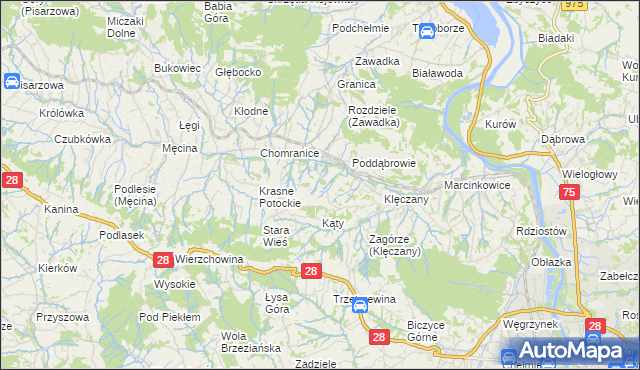 mapa Wola Marcinkowska, Wola Marcinkowska na mapie Targeo