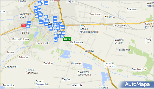 mapa Wólka Panieńska, Wólka Panieńska na mapie Targeo