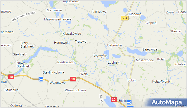 mapa Wymyślin, Wymyślin na mapie Targeo