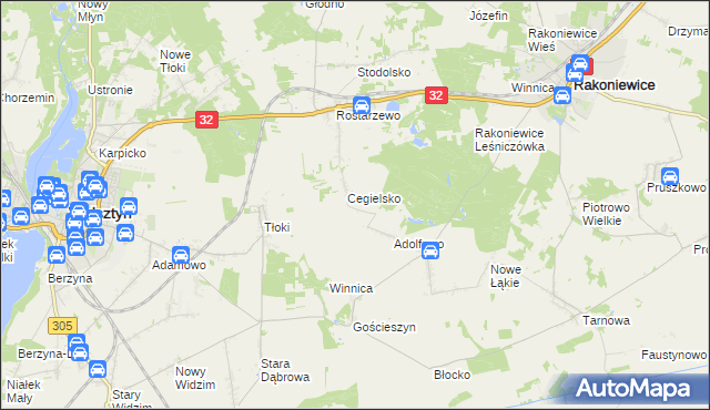 mapa Zdrogowo gmina Wolsztyn, Zdrogowo gmina Wolsztyn na mapie Targeo