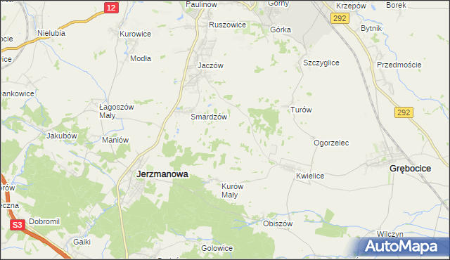 mapa Kwieliczki, Kwieliczki na mapie Targeo