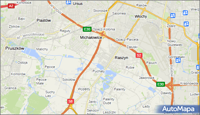 mapa Nowe Grocholice, Nowe Grocholice na mapie Targeo