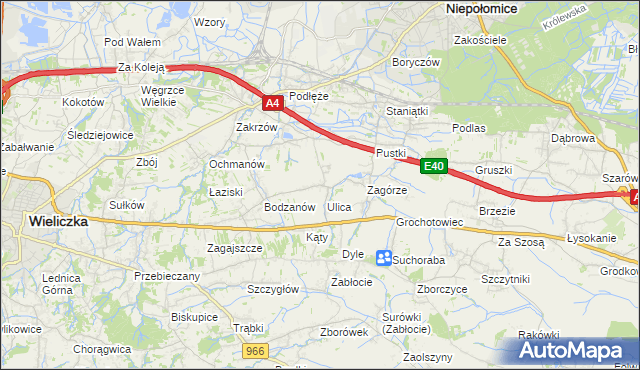 mapa Słomiróg, Słomiróg na mapie Targeo