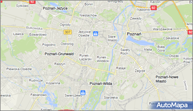 mapa Rynek Wildecki, Rynek Wildecki na mapie Targeo