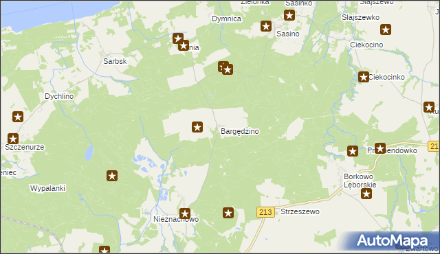 mapa Bargędzino, Bargędzino na mapie Targeo