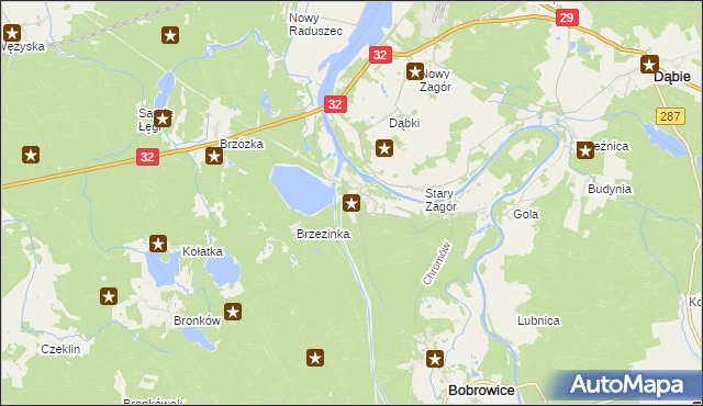 mapa Dychów, Dychów na mapie Targeo