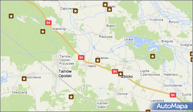 mapa Grabów gmina Izbicko, Grabów gmina Izbicko na mapie Targeo