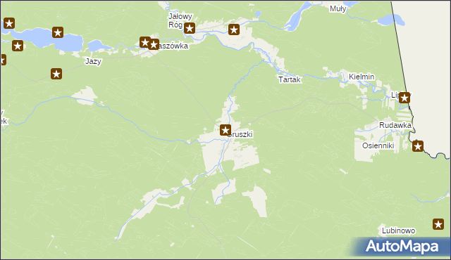 mapa Gruszki, Gruszki na mapie Targeo