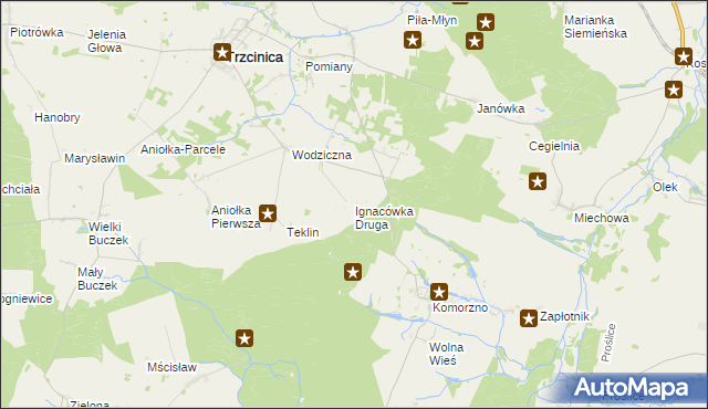 mapa Ignacówka Druga, Ignacówka Druga na mapie Targeo