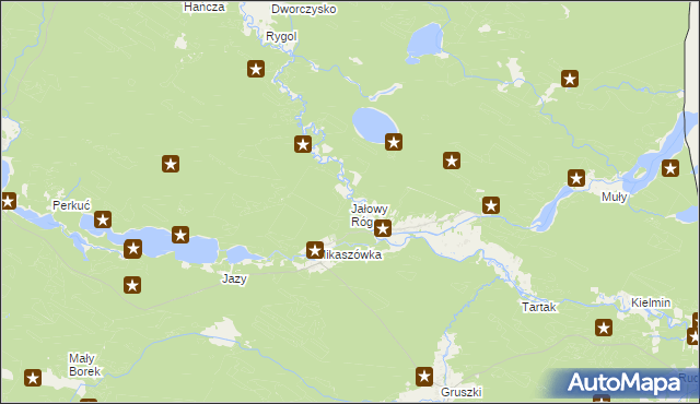 mapa Jałowy Róg, Jałowy Róg na mapie Targeo