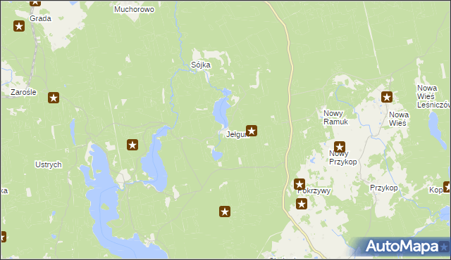 mapa Jełguń, Jełguń na mapie Targeo