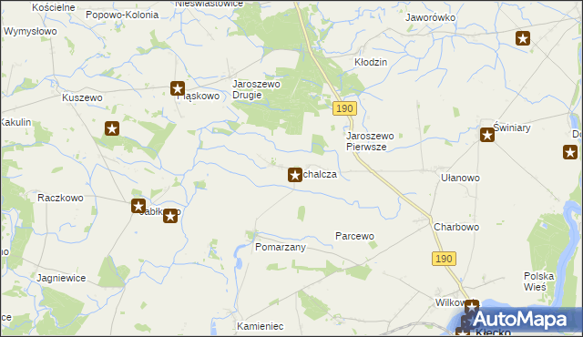 mapa Michalcza, Michalcza na mapie Targeo