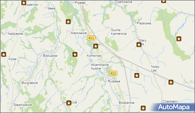 mapa Nowy Świętów, Nowy Świętów na mapie Targeo