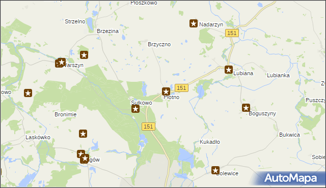 mapa Płotno, Płotno na mapie Targeo