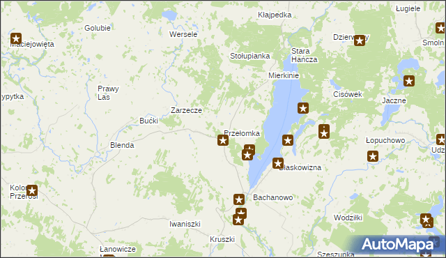 mapa Przełomka, Przełomka na mapie Targeo