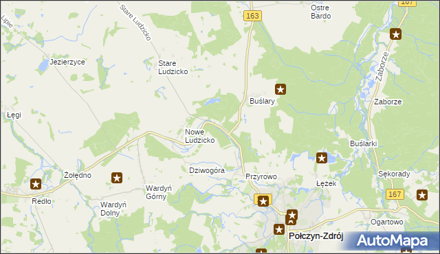 mapa Przyrówko, Przyrówko na mapie Targeo