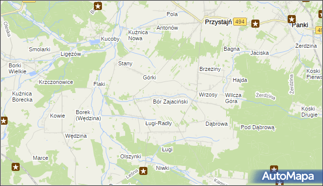 mapa Siekierowizna, Siekierowizna na mapie Targeo