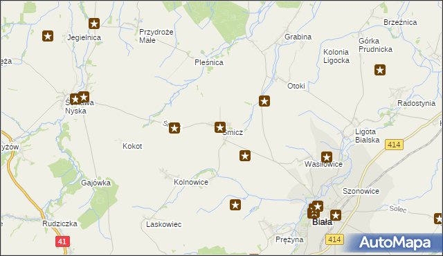 mapa Śmicz, Śmicz na mapie Targeo