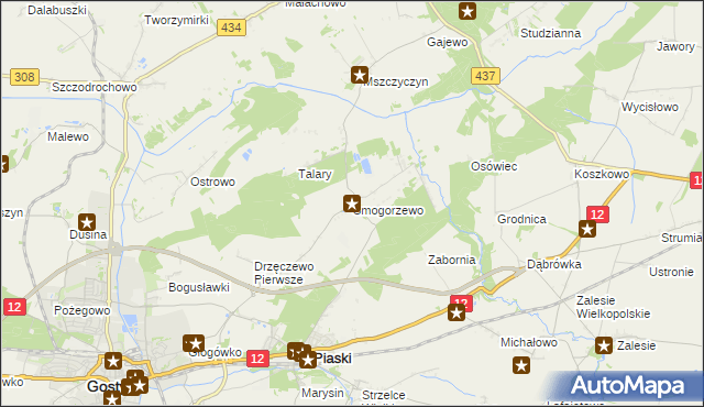 mapa Smogorzewo gmina Piaski, Smogorzewo gmina Piaski na mapie Targeo