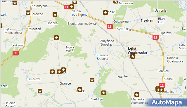 mapa Stogniew, Stogniew na mapie Targeo