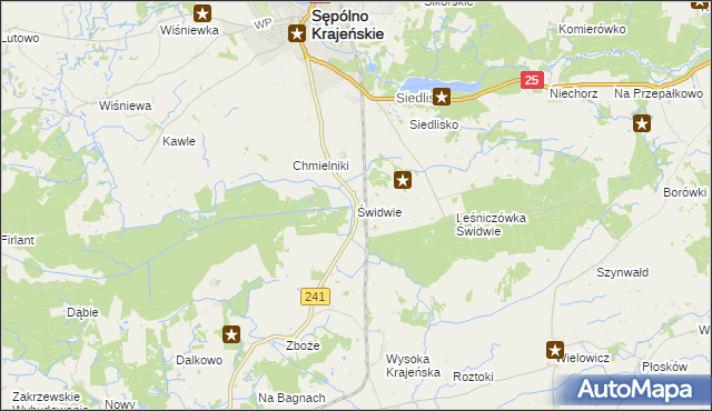 mapa Świdwie, Świdwie na mapie Targeo