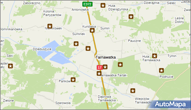 mapa Tarnawatka, Tarnawatka na mapie Targeo