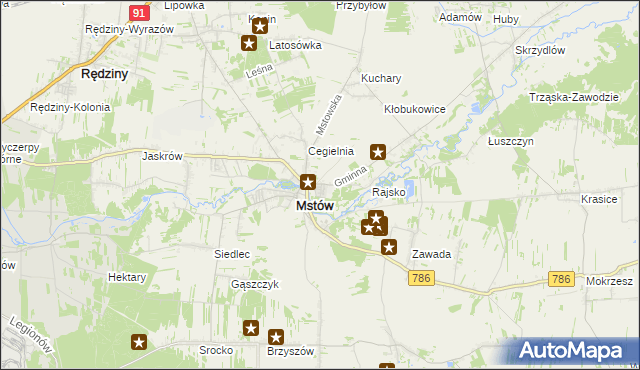 mapa Wancerzów, Wancerzów na mapie Targeo