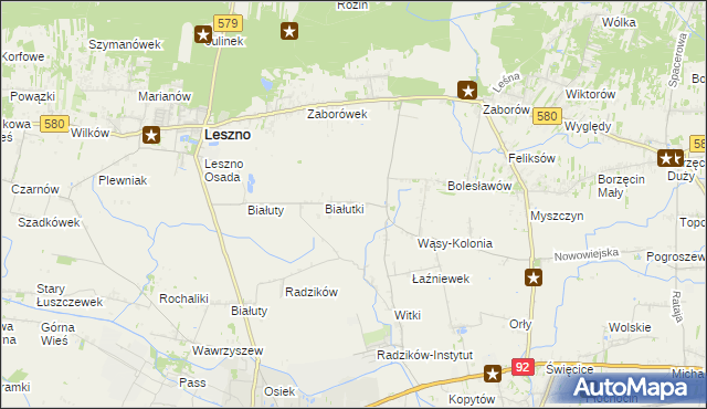 mapa Wąsy-Wieś, Wąsy-Wieś na mapie Targeo