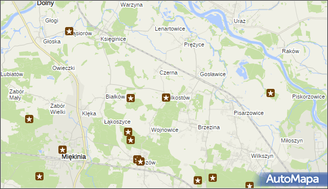 mapa Wilkostów, Wilkostów na mapie Targeo