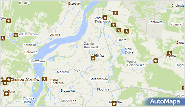 mapa Wilków powiat opolski, Wilków powiat opolski na mapie Targeo