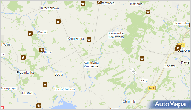 mapa Wojtówce, Wojtówce na mapie Targeo