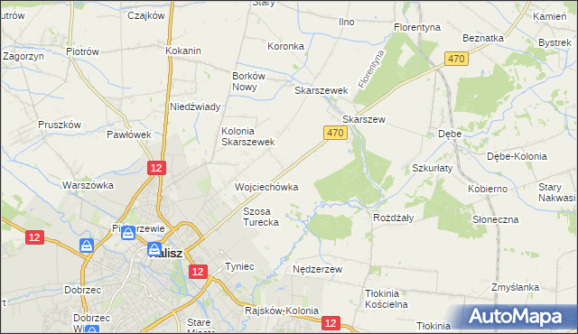 mapa Pólko gmina Żelazków, Pólko gmina Żelazków na mapie Targeo