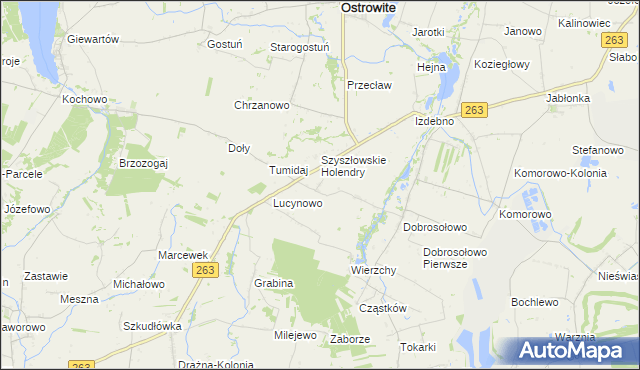 mapa Szyszłowo, Szyszłowo na mapie Targeo