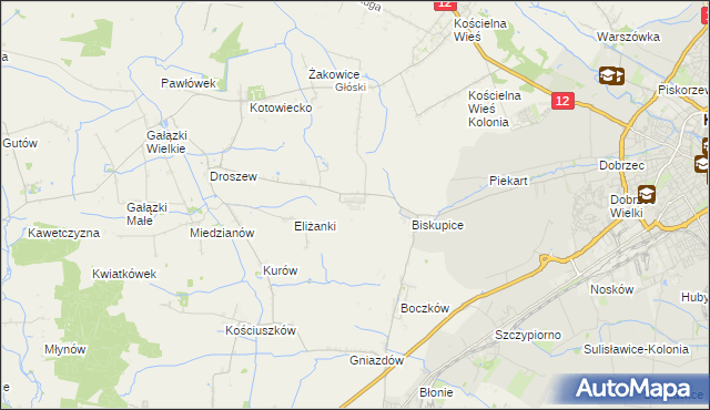 mapa Trkusów, Trkusów na mapie Targeo