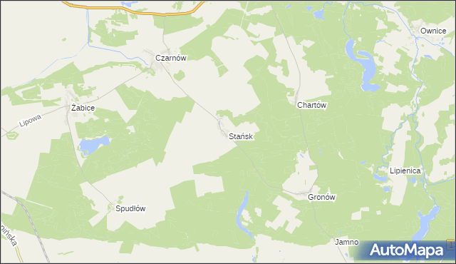 mapa Stańsk, Stańsk na mapie Targeo