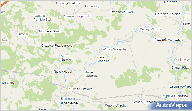 mapa Stare Grodzkie, Stare Grodzkie na mapie Targeo