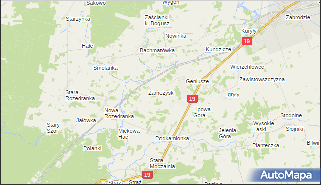 mapa Pawłowszczyzna, Pawłowszczyzna na mapie Targeo