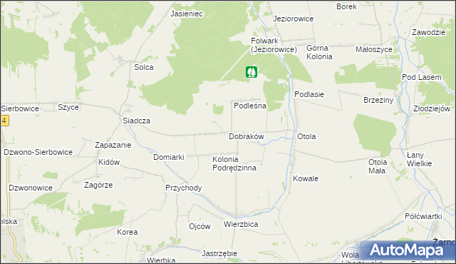 mapa Dobraków, Dobraków na mapie Targeo