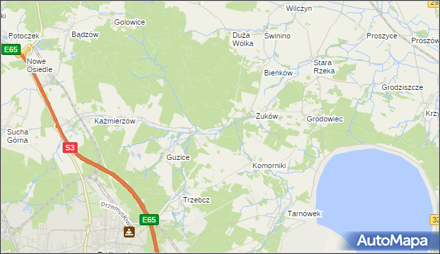 mapa Żuków Leśniczówka, Żuków Leśniczówka na mapie Targeo