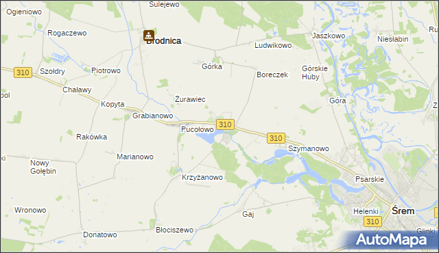 mapa Manieczki, Manieczki na mapie Targeo