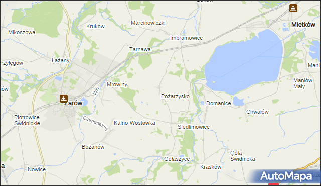 mapa Pożarzysko, Pożarzysko na mapie Targeo
