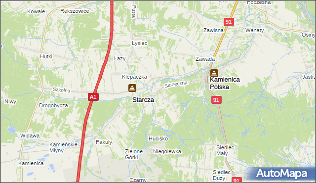 mapa Rudnik Wielki, Rudnik Wielki na mapie Targeo