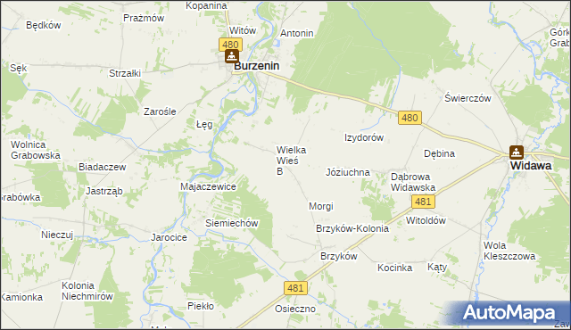 mapa Wielka Wieś A, Wielka Wieś A na mapie Targeo