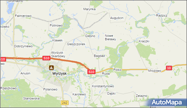 mapa Bagdad, Bagdad na mapie Targeo