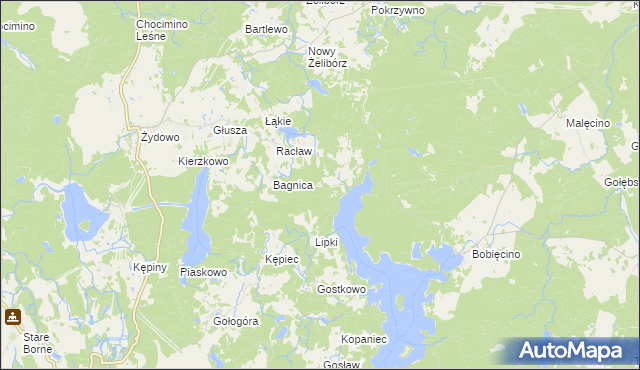 mapa Czyżewo gmina Polanów, Czyżewo gmina Polanów na mapie Targeo